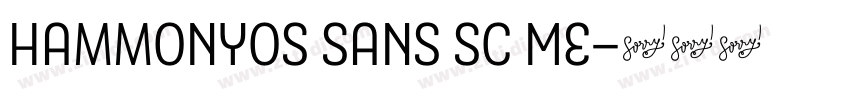HammonyOS Sans Sc Me字体转换